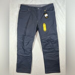 NWT Dewalt Men's 42W 31L Madison Everyday Work Pants Lined Heavy Duty